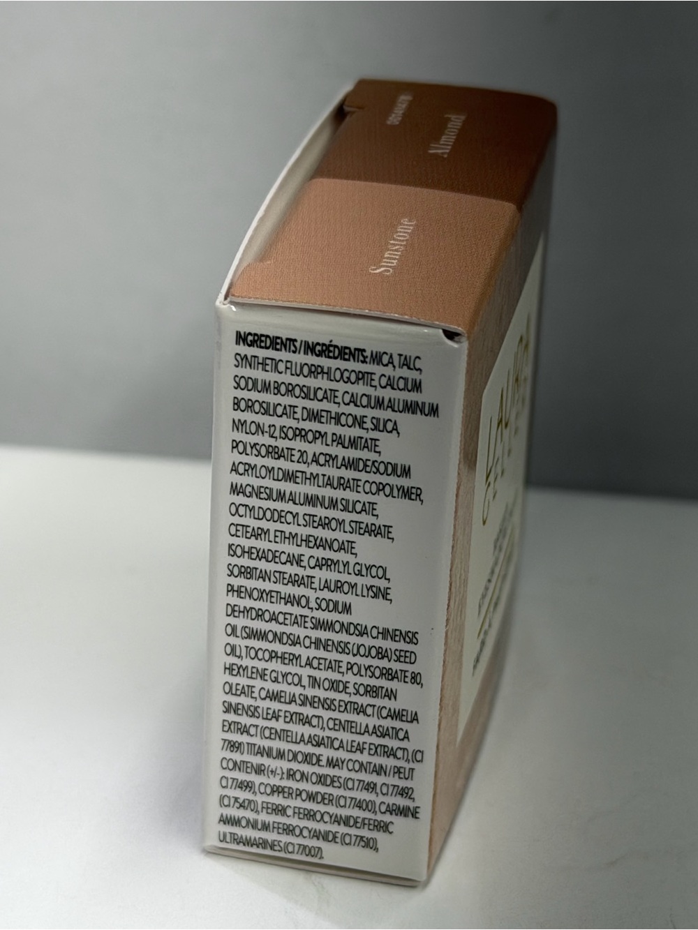 Laura Geller Baked Eyeshadow Duo Sunstone Almond 0.03 oz Full Size NIB - Picture 6 of 8